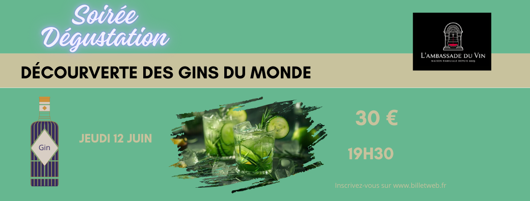 Soirée Gins du monde