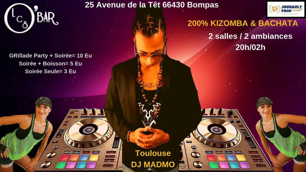 Soirée  KIZOMBA. et  Bachata  