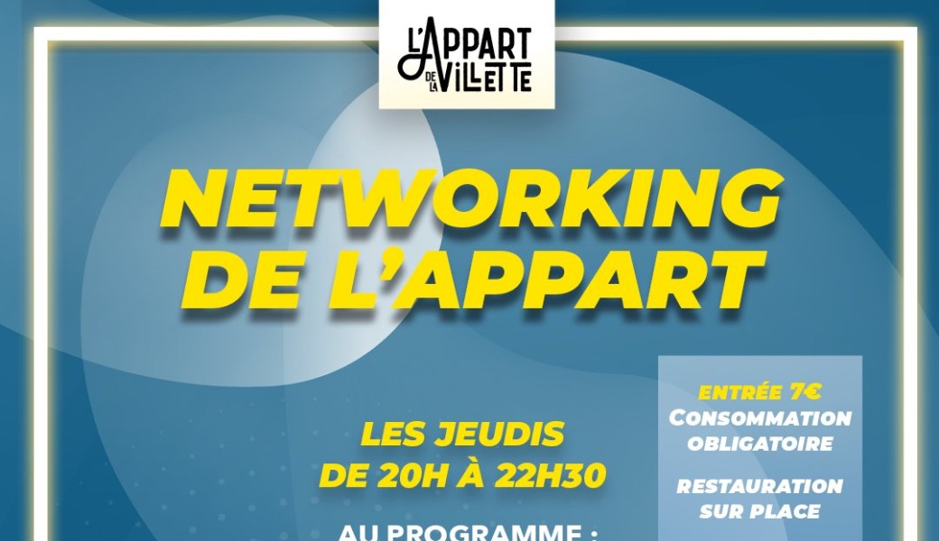 Soirée networking de l'Appart