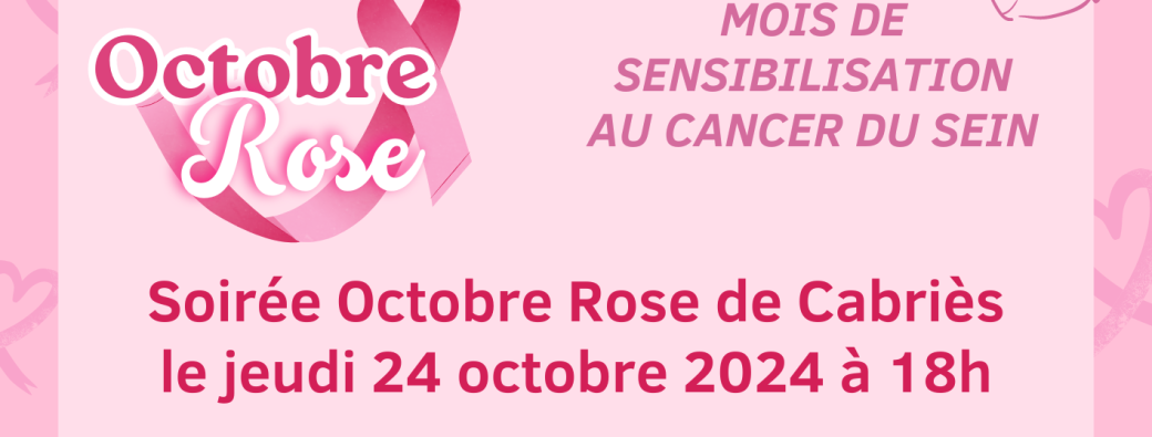 SOIREE OCTOBRE ROSE