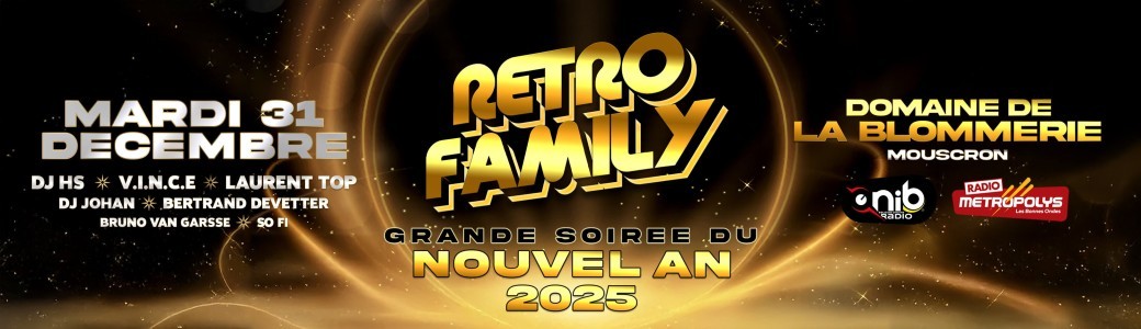 Soirée Retro Family Nouvel An 2025