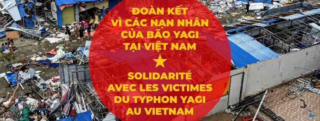 Solidarité avec les victimes du typhon Yagi au Vietnam