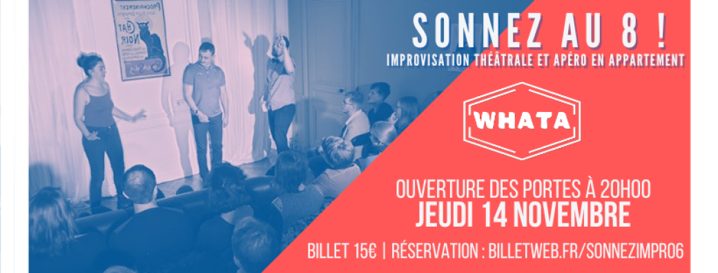 Sonnez au 8 ! - Spectacle improvisé en appartement