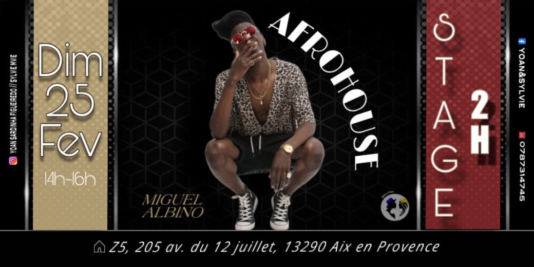 Stage AFROHOUSE Mguel ALBINO