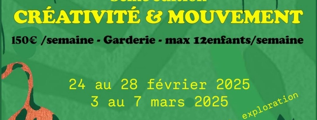 Stage Créativité et Mouvement - 5 à 10 ans