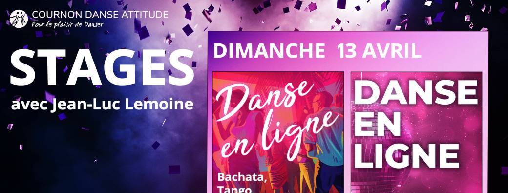 Stage Danse en ligne - Dimanche 13 avril