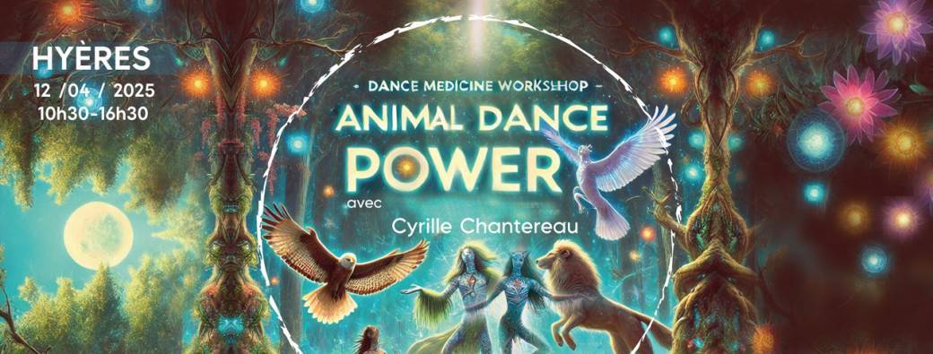 STAGE DANSE LIBRE AVEC CYRILLE CHANTEREAU - "ANIMAL DANCE POWER" 