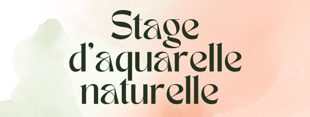 Stage d'aquarelle naturelle