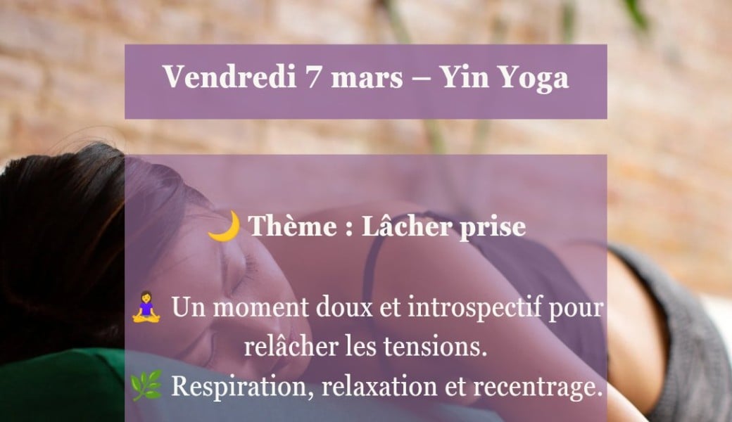 Stage de Yin Yoga 