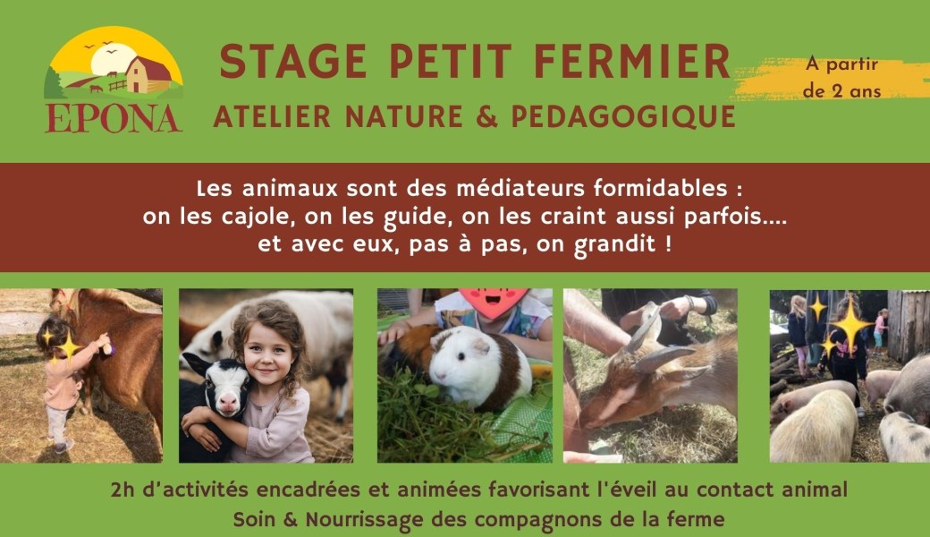 Stage Petit Fermier Eté 2024