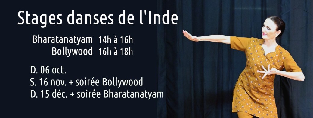 Stages danses de l'Inde octobre à décembre 2024