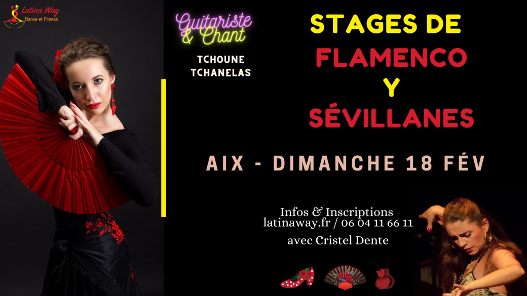 Stages Flamenco & Sévillanes - 18/02/24
