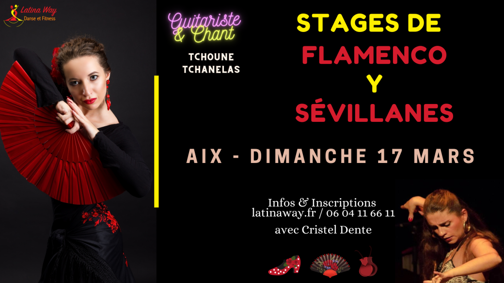 Stages Flamenco & Sévillanes - 17/03/24