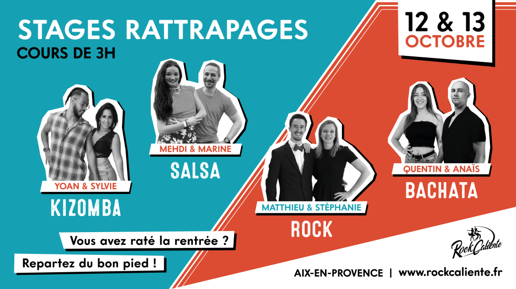 Stages Rock, Salsa, Bachata, Kizomba 