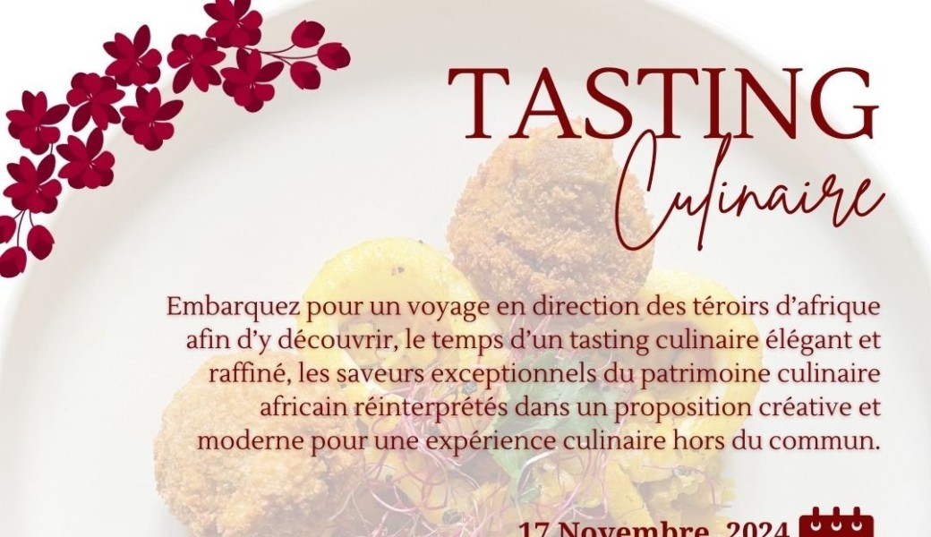 TASTING CULINAIRE DU 17/11/2024