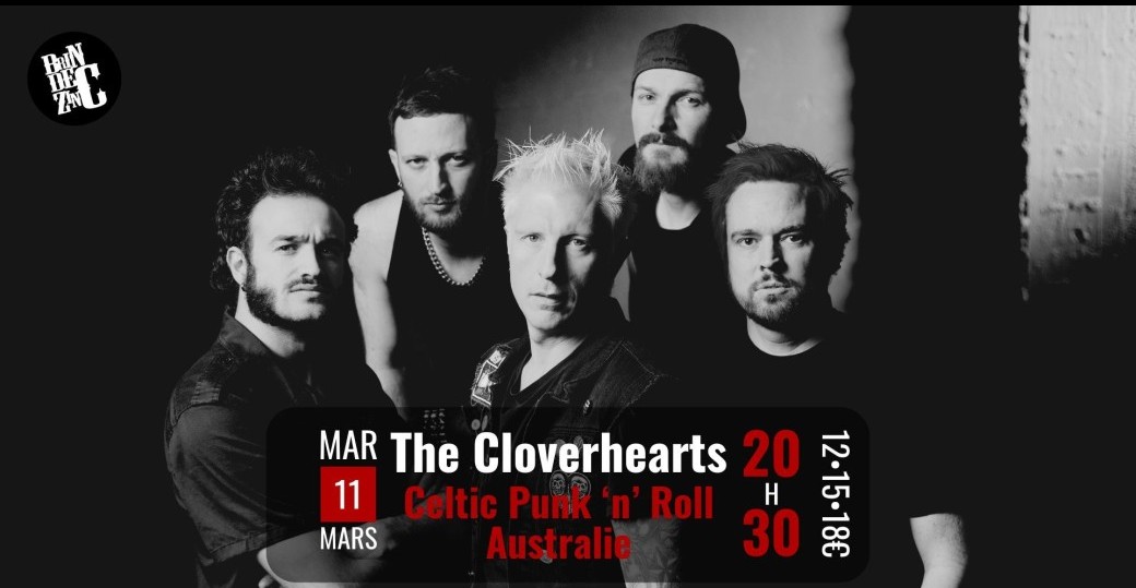 The Cloverhearts (Celtic Punk ‘n’ Roll • Australie)