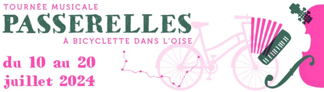 Tournée musicale à bicyclette en Oise 2024