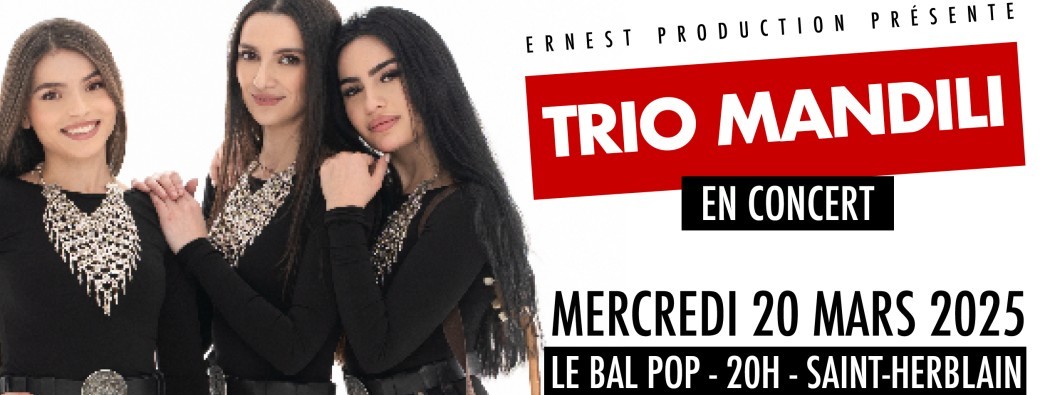 Trio Mandili au Bal Pop à Saint Herblain