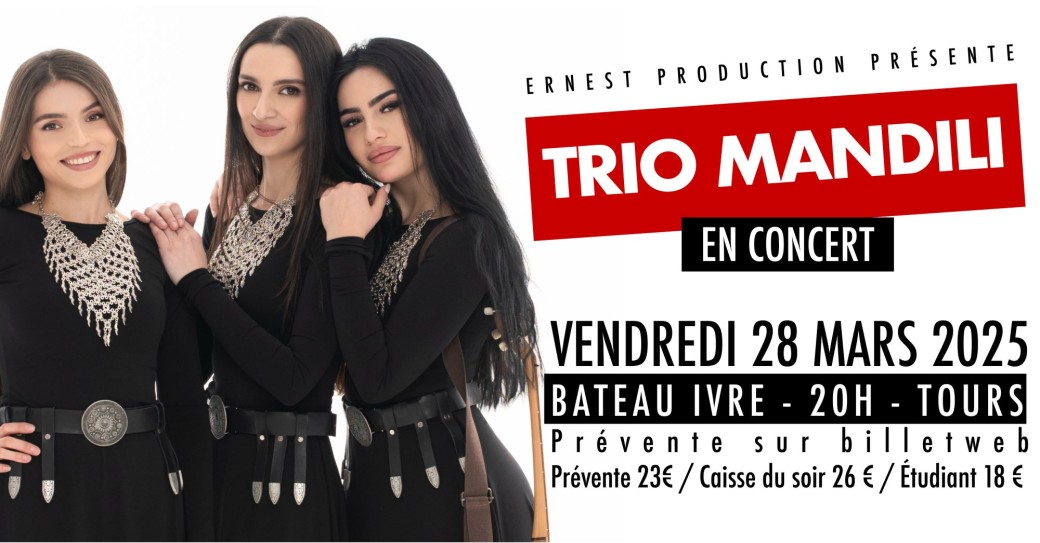 Trio Mandili au Bateau Ivre à Tours