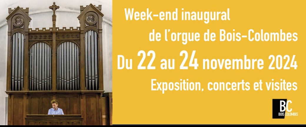 Visite commentée et musicale de l'orgue de Bois-Colombes