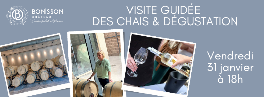 Visite des chais et dégustation