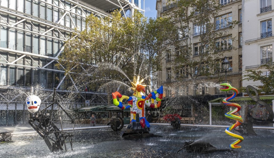 Visite guidée de la fontaine Stravinsky