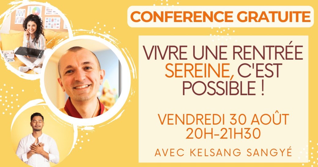 Conférence gratuite - Présentiel - Vivre une rentrée sereine, c'est possible !