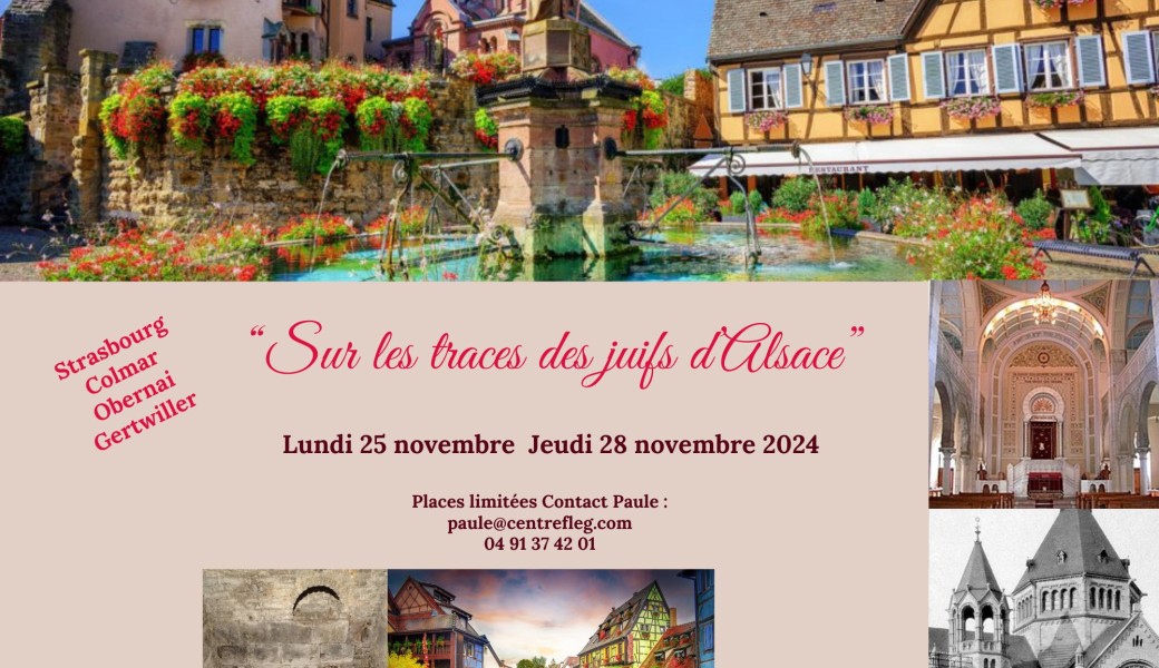 Voyage "Sur les traces des juifs d'Alsace"