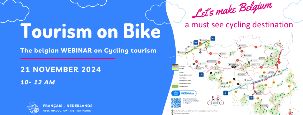 "Tourism On Bike"  the Belgian Webinar on Cyling Tourism