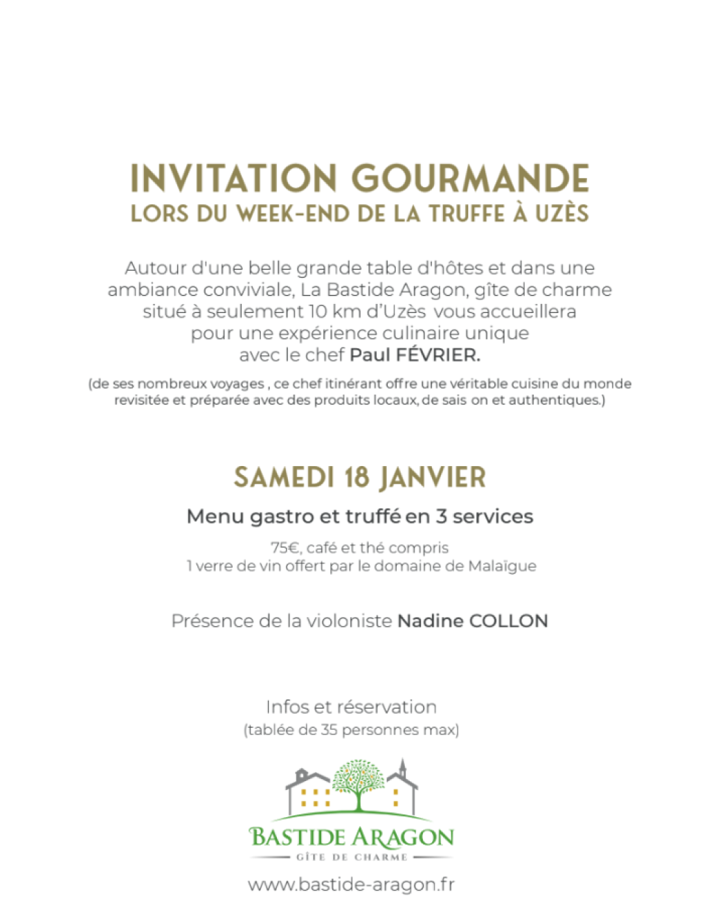 Tickets Week End Truffe Janvier Billetweb