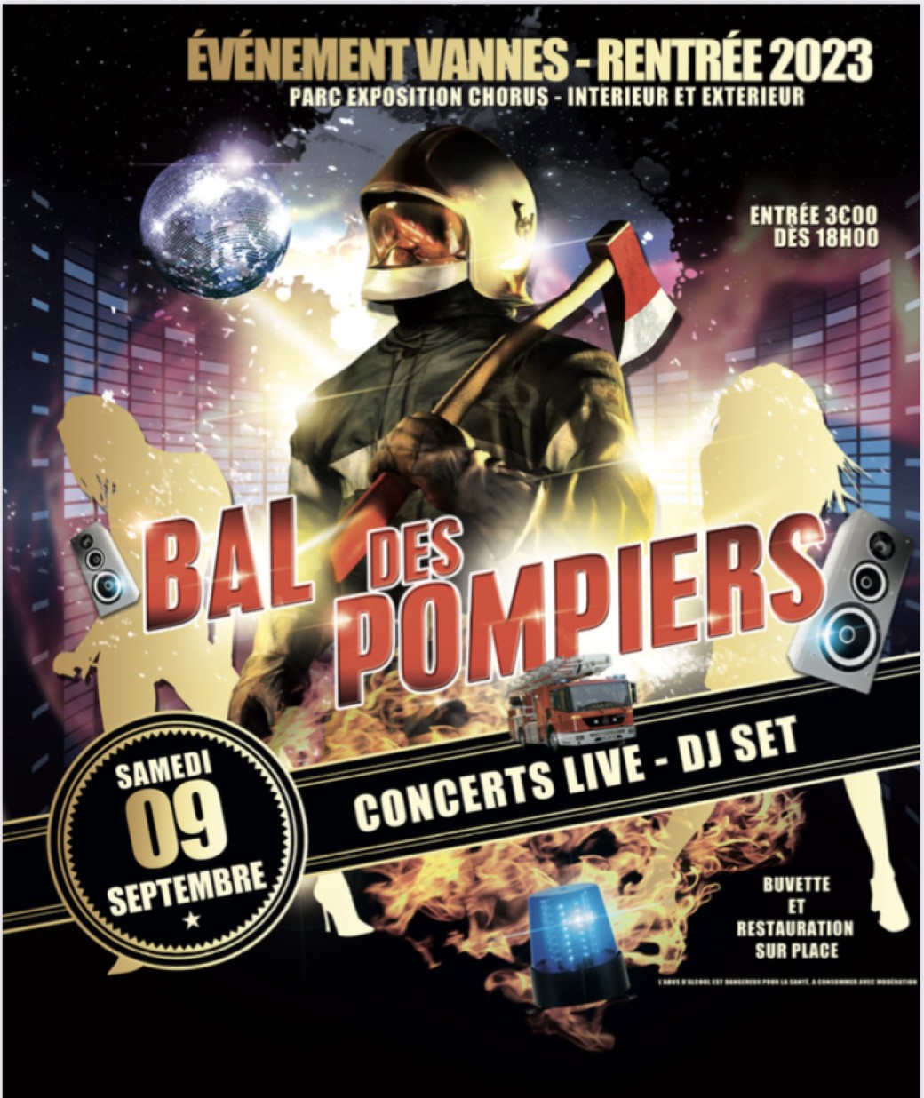 Tickets Bal des Pompiers Chorus Vannes 2023 Billetweb