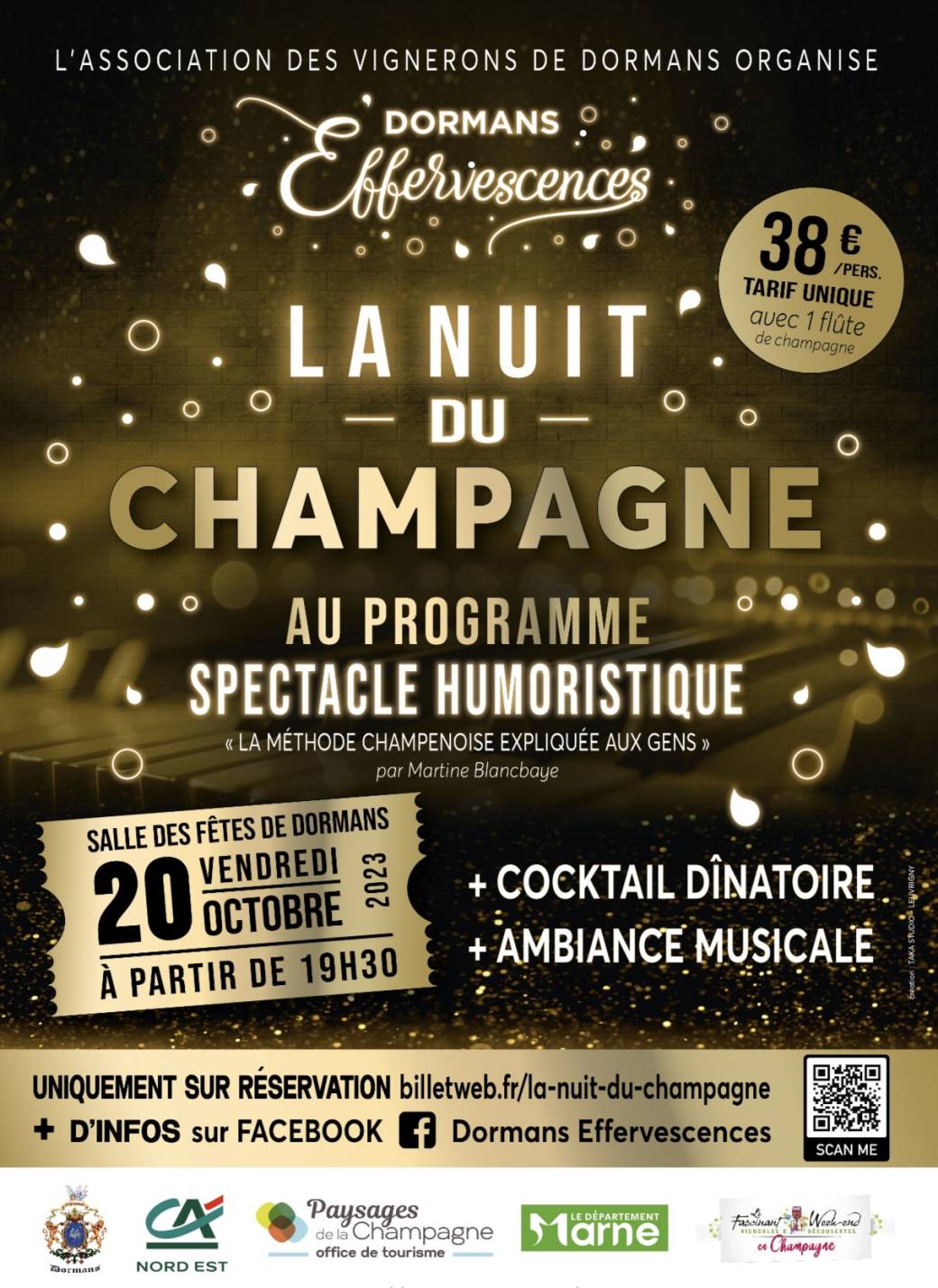 Tickets La Nuit du Champagne 2023 Billetweb