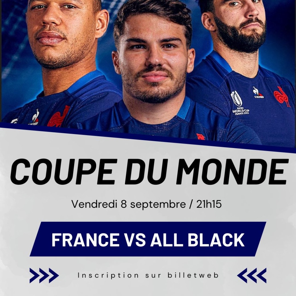 Tickets Coupe du monde de RUGBY France / All Black Billetweb