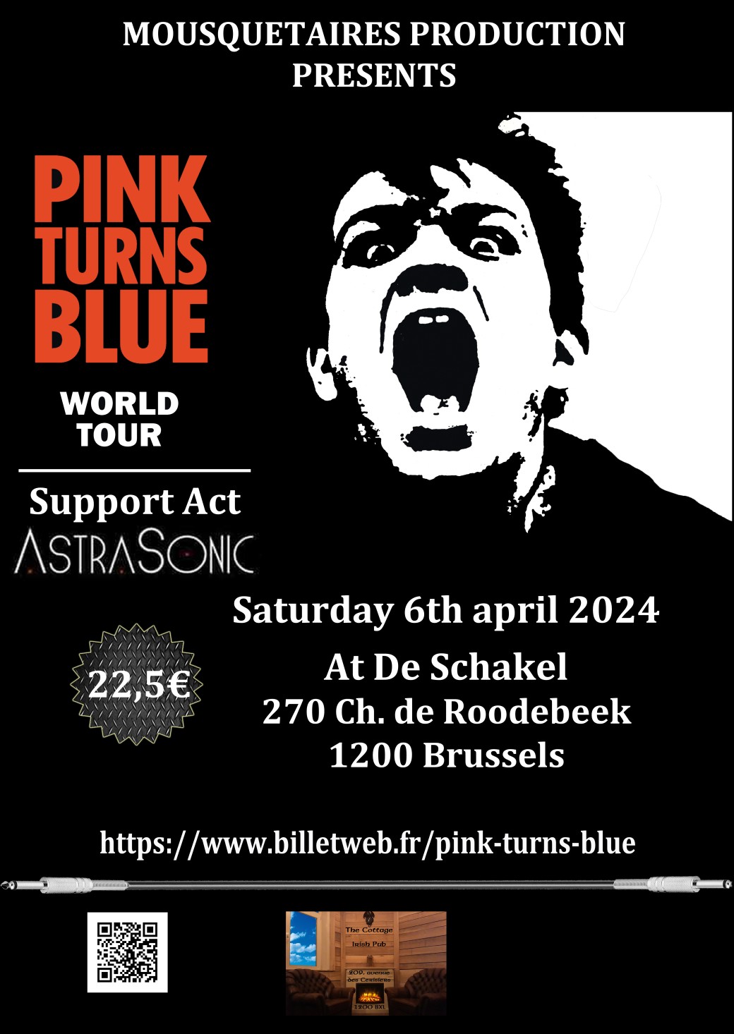 Tickets Pink Turns Blue + Support Act Astrasonic Billetweb